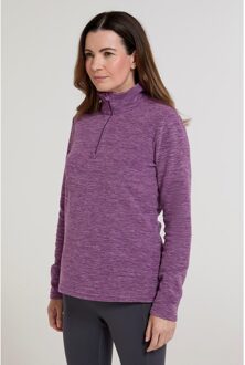 Dames/dames Snowdon Gemêleerd Fleece Top (Donker paars) - maat EU 34 / UK 6