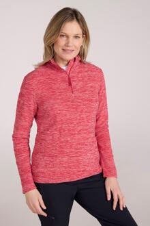 Dames/dames Snowdon Gemêleerd Fleece Top (Rood) - EU 44 / UK 16