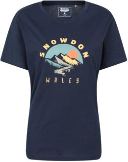 Dames/Dames Snowdon Relaxed Fit T-shirt met korte mouwen (Marine) - maat Navy