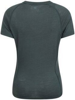 Dames/Dames Summit Merino Wol Thermo Top (Groen) Kaki - EU 40 / UK 12