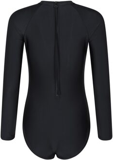 Dames/Dames Sydney Eéndelig Zwempak Met Lange Mouwen (Zwart)