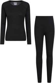 Dames/Dames Talus Base Layer Set (Zwart)