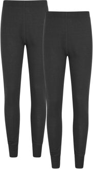 Dames/Dames Talus Thermische Base Layer Legging (Set van 2) (Zwart) - EU 38 / UK 10