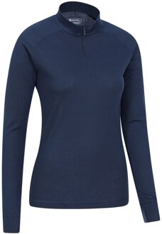 Dames/Dames Talus Zip Neck Thermo met lange mouwen (Marine) Navy - EU 36 / UK 8