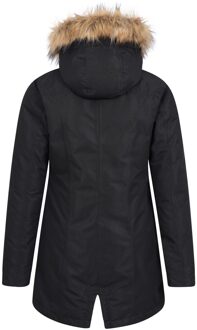 Dames/Dames Tarka II Lang Gewatteerd Jasje (Zwart) Zwart/bruin - EU 36 / UK 8