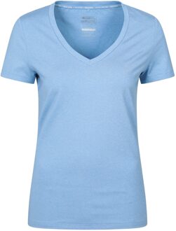 Dames/Dames Vitaliteit V Hals T-shirt (Lichtblauw)