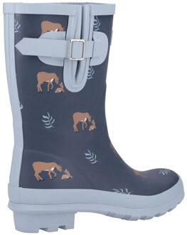 Dames/Dames Woodland Deer Mid Cut Wellington Laarzen (Marine) Navy - EU 40.5 / UK 7