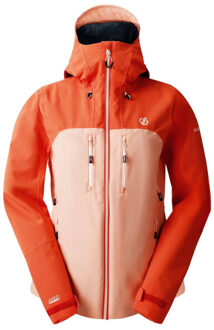 Dames diverging waterdichte jas Oranje - 44