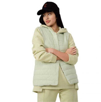 Dames effen gilet Groen - M