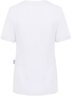 Dames essential werkoverall met korte mouwen Wit - XL