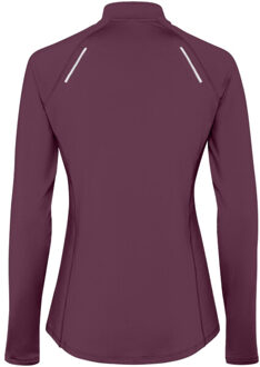 Dames estambul sweatshirt met kwart ritssluiting en lange mouw - maat XXL Blauw