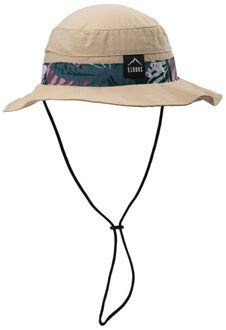 Dames estevan jungle print cap - maat One size Bruin/groen