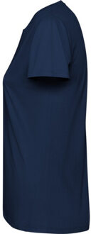 Dames estoril t-shirt met korte mouwen - maat S Blauw