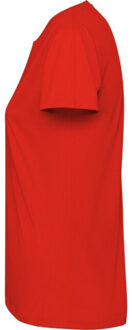 Dames estoril t-shirt met korte mouwen Rood - XL