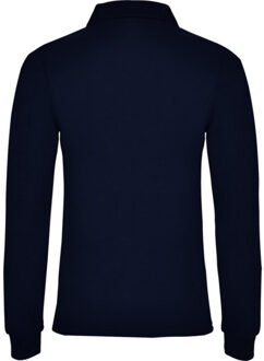Dames estrella poloshirt met lange mouwen - maat L Blauw