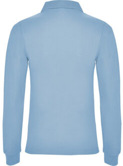 Dames estrella poloshirt met lange mouwen - maat XL Blauw