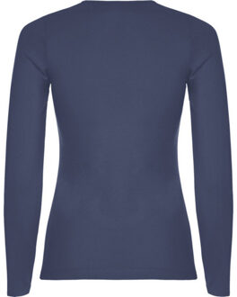 Dames extreme t-shirt met lange mouwen Blauw - S