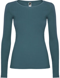 Dames extreme t-shirt met lange mouwen Blauw - S