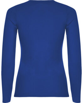 Dames extreme t-shirt met lange mouwen Blauw - XXL