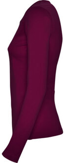 Dames extreme t-shirt met lange mouwen - maat M Rood