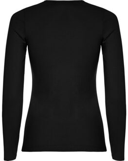 Dames extreme t-shirt met lange mouwen Zwart - XL