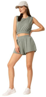 Dames f119 korte broek - maat S Groen