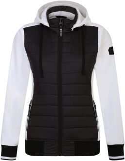 Dames fend hooded jacket Zwart - 34