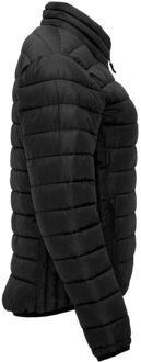 Dames finland slim gewatteerd jasje Zwart - XL