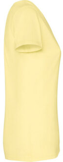Dames fiyi t-shirt met korte mouwen Geel - L