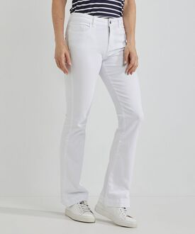 Dames Flared Jeans Wit