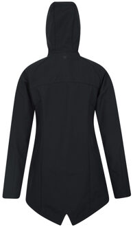 Dames Frost Langwerpige Soft Shell Jas (Zwart)