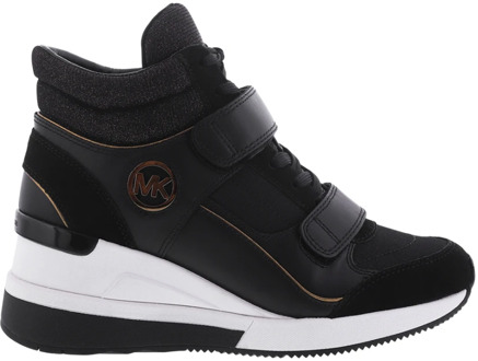 Dames Gentry High Top Sneaker Zwart Michael Kors , Black , Dames - 37 Eu,40 EU