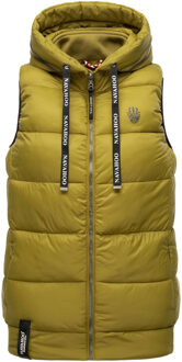 Dames Gewatteerde Bodywarmer Kassidy – Licht & Modern met Capuchon Groen - XS