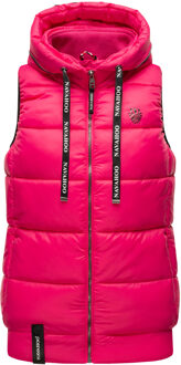 Dames Gewatteerde Bodywarmer Kassidy – Licht & Modern met Capuchon Roze