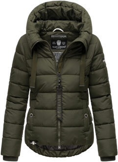 dames gewatteerde jas Amayaa – Elegant & Licht Gevoerd - maat XS Groen