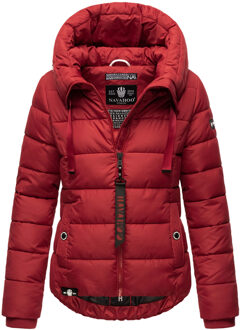 dames gewatteerde jas Amayaa – Elegant & Licht Gevoerd Rood - XS