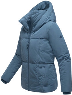 dames gewatteerde jas Flüsterfee 14 – licht, warm & modern Blauw