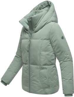 dames gewatteerde jas Flüsterfee 14 – licht, warm & modern Groen - S