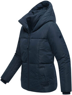 dames gewatteerde jas Flüsterfee 14 – licht, warm & modern - maat M Blauw