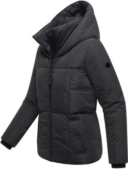 dames gewatteerde jas Flüsterfee 14 – licht, warm & modern Zwart - XL