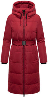 dames gewatteerde jas Herbstnebel – elegant, warm & functioneel - maat S Rood