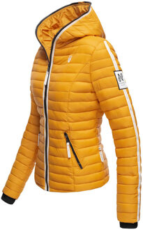 Dames Gewatteerde Jas Kimuk Princess – Licht, Modern & Met Capuchon Geel - S