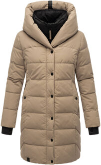 dames gewatteerde jas Knutschilein – Warm & Stijlvol Grijs - 3XL