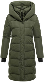 dames gewatteerde jas Laubzauber – elegant, warm & functioneel - maat M Groen