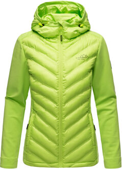 Dames Gewatteerde Jas Nimm mich mit – Getailleerd, Stijlvol & Comfortabel met Capuchon - maat Groen