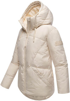 dames gewatteerde jas Pastellzauber – warm, stijlvol & vrouwelijk - maat S Beige