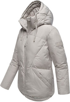 dames gewatteerde jas Pastellzauber – warm, stijlvol & vrouwelijk - maat S Grijs