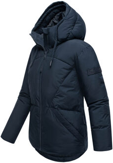 dames gewatteerde jas Pastellzauber – warm, stijlvol & vrouwelijk - maat XL Blauw