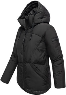 dames gewatteerde jas Pastellzauber – warm, stijlvol & vrouwelijk Zwart - M