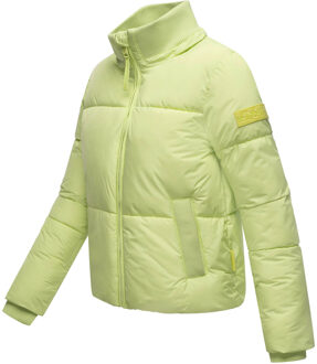 dames gewatteerde jas Traumelfe 14 – tijdloos, sportief & warm - maat L Groen